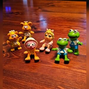 6 1990s McDonald's Muppet baby collectibles